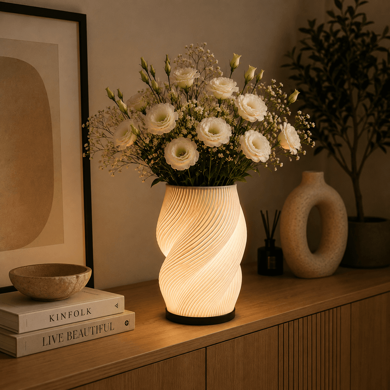 VELIA™ – Świetlny Wazon LED